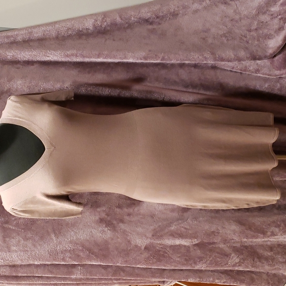 BCBGMaxAzria Dresses & Skirts - BCBG Malaysia Taupe light sweater dress size M